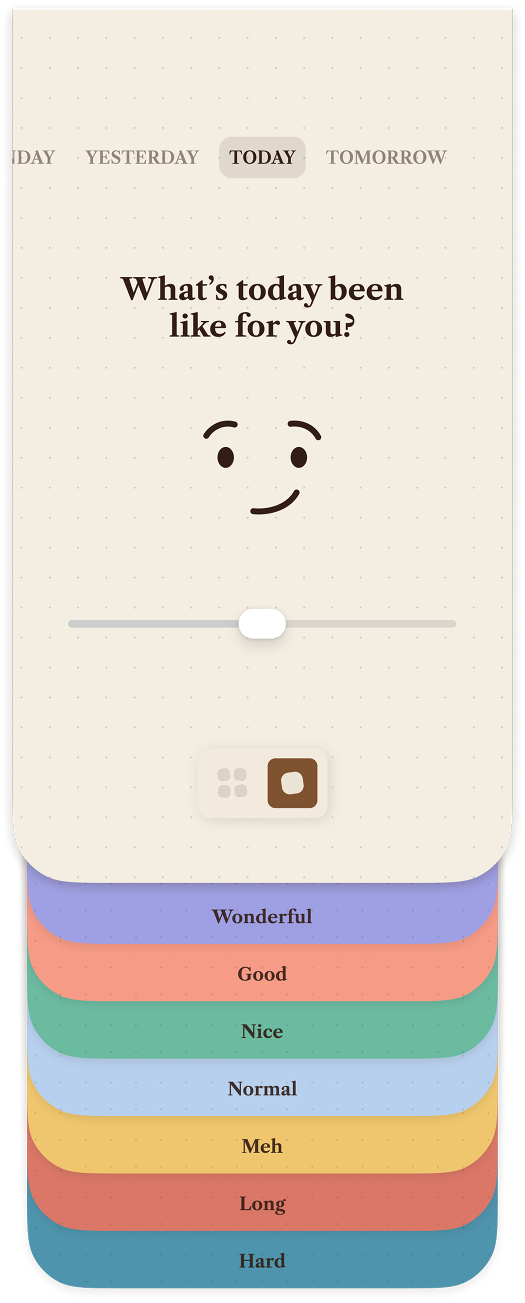 Life in Pixels - Daily mood tracking